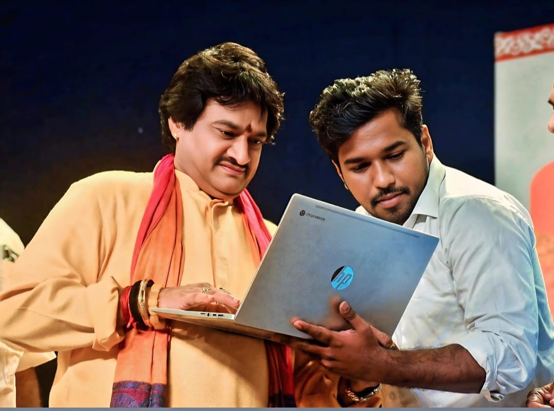 Dr. Ghazal Srinivas with CEO Thaher Ali